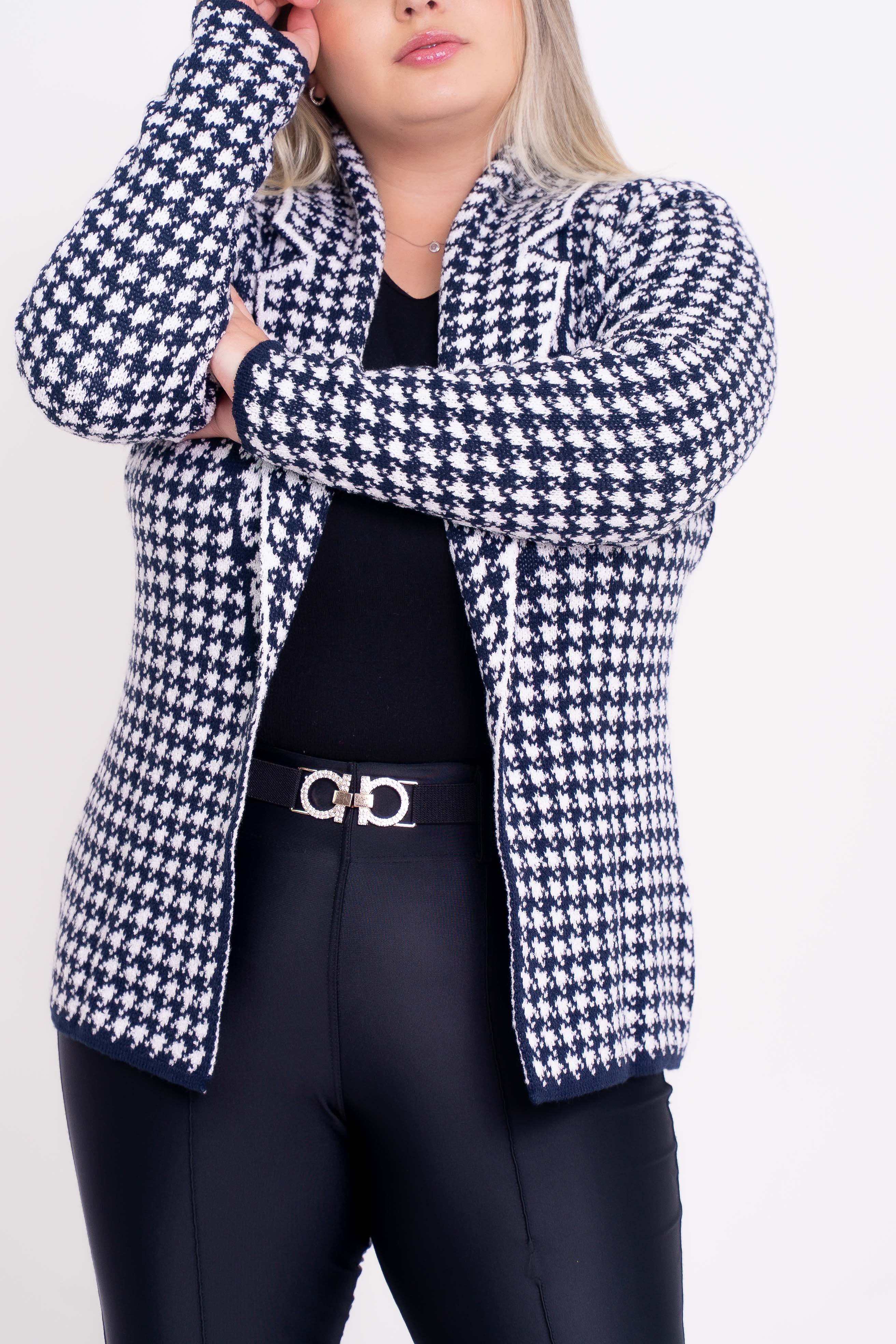 Blazer Pied Poule