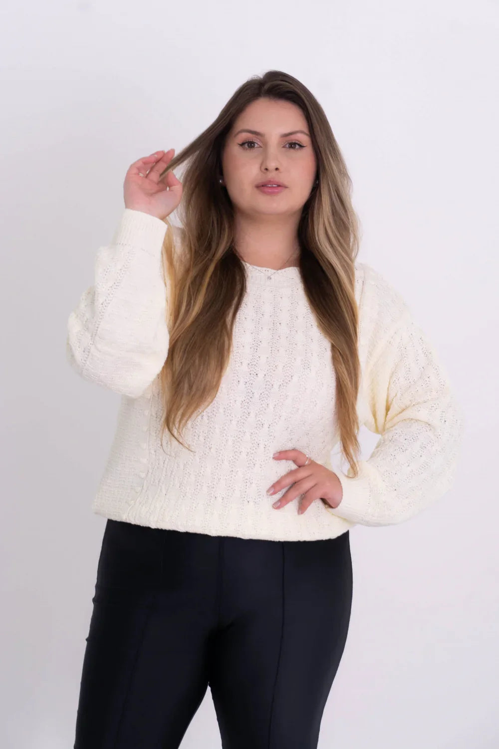 Blusa Trança Plus