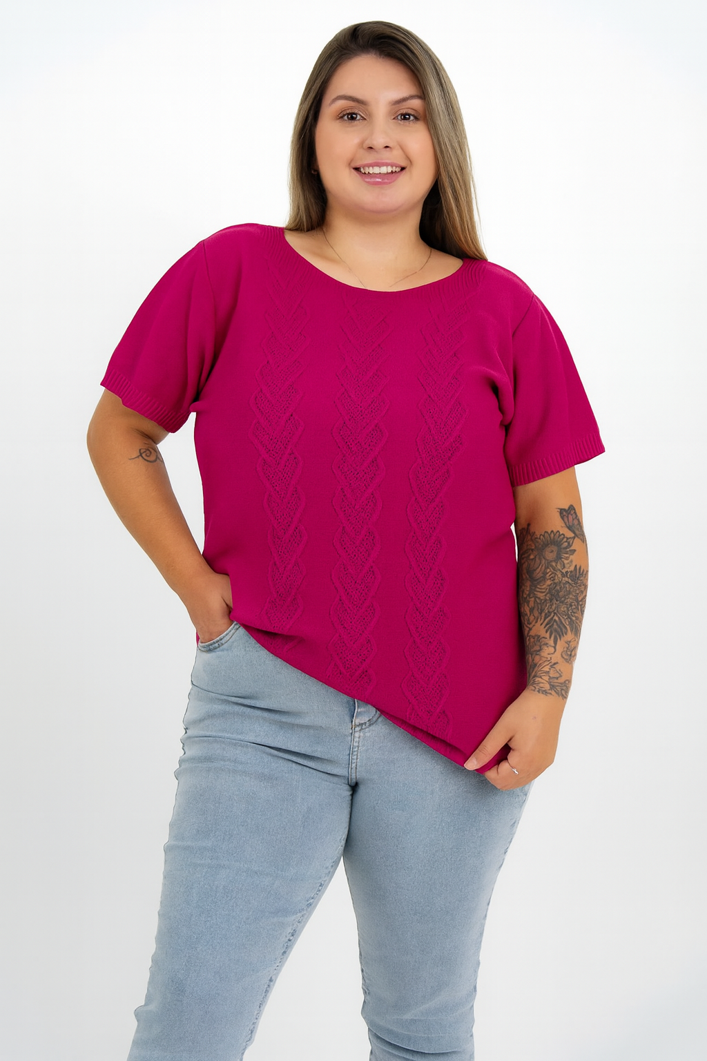 Tshirt Três Corações Plus