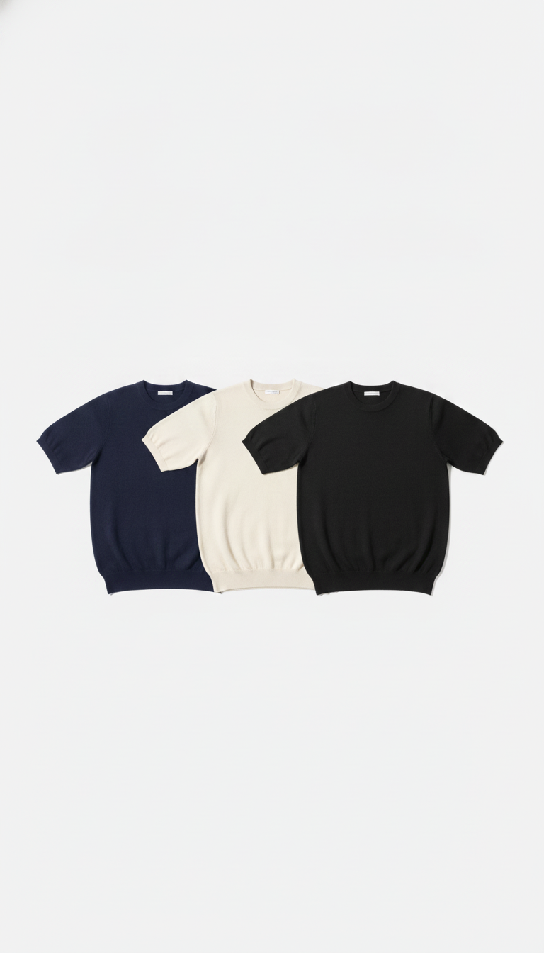 Kit 3 Tshirts Básicas de Modal