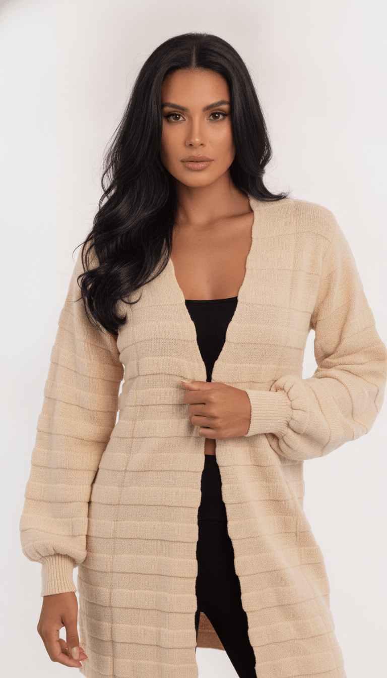 Cardigan Mousse Longo