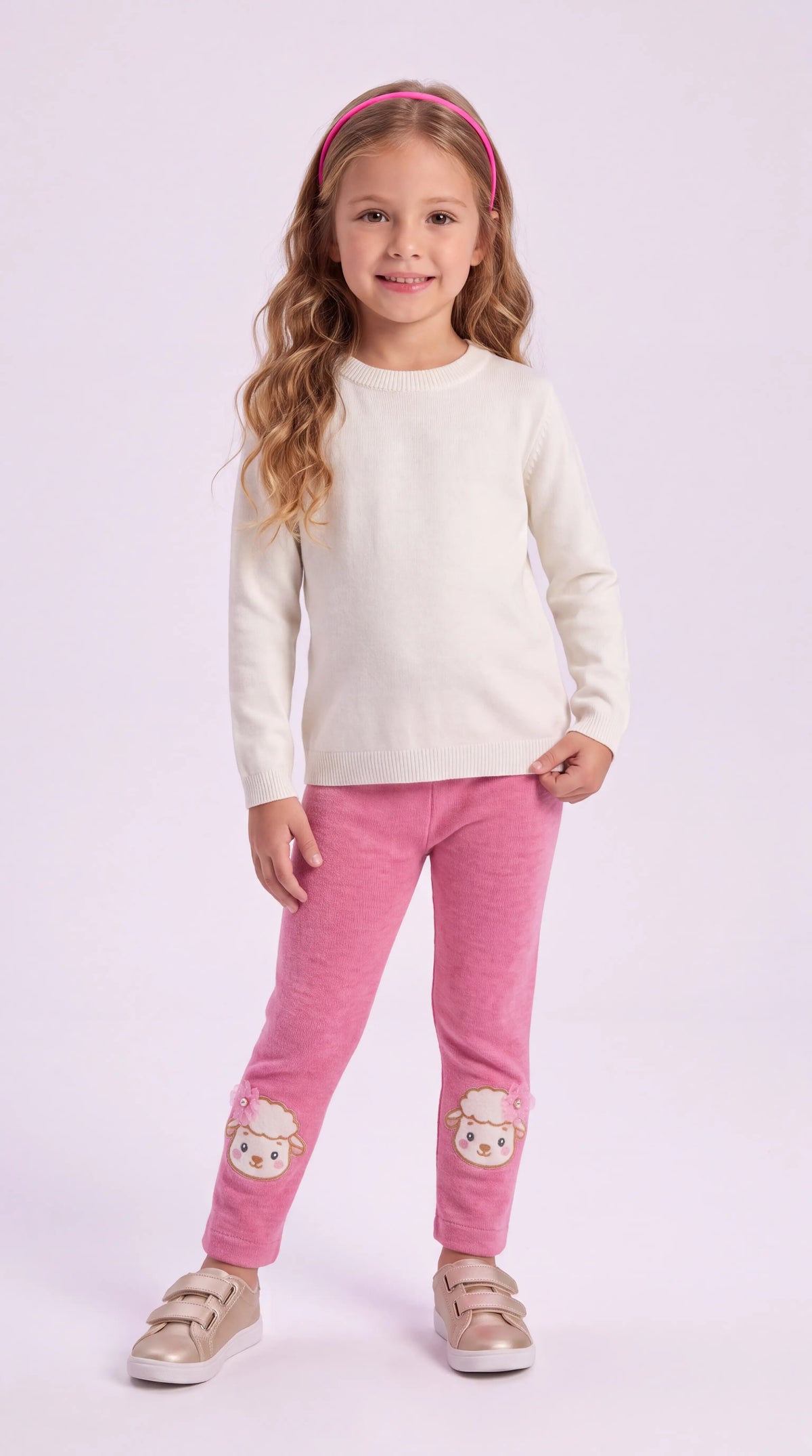 Calça Infantil Legging Ovelinha