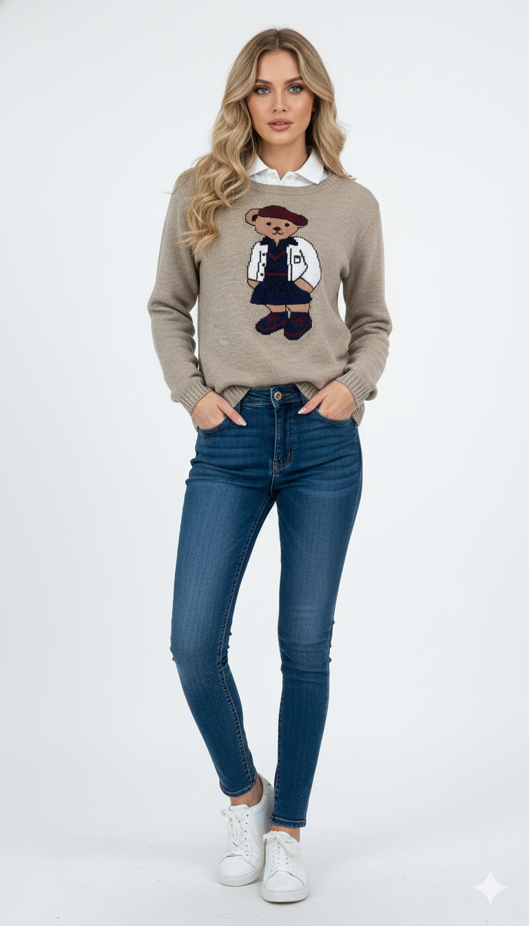 Blusa Jacar Ursinho