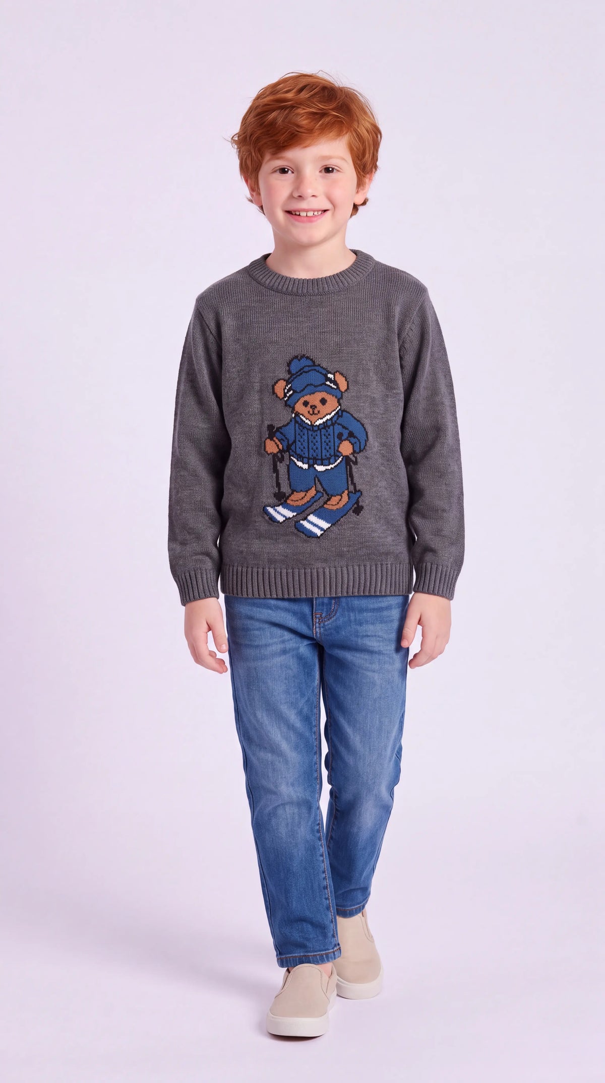 Blusa Infantil Ursinho Esqui