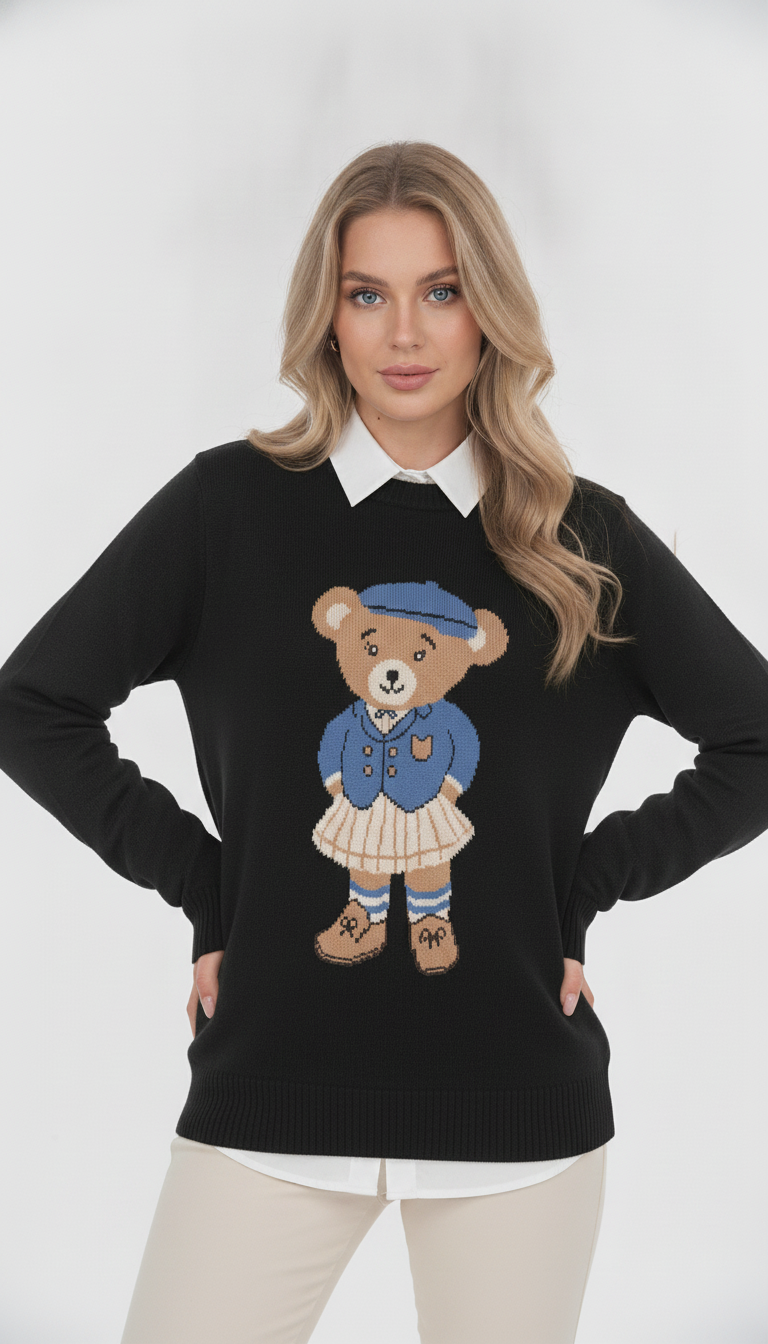Blusa Ursinho Jacar de Gorro