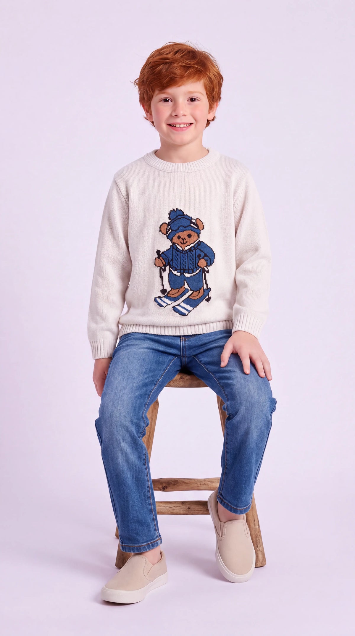 Blusa Infantil Ursinho Esqui