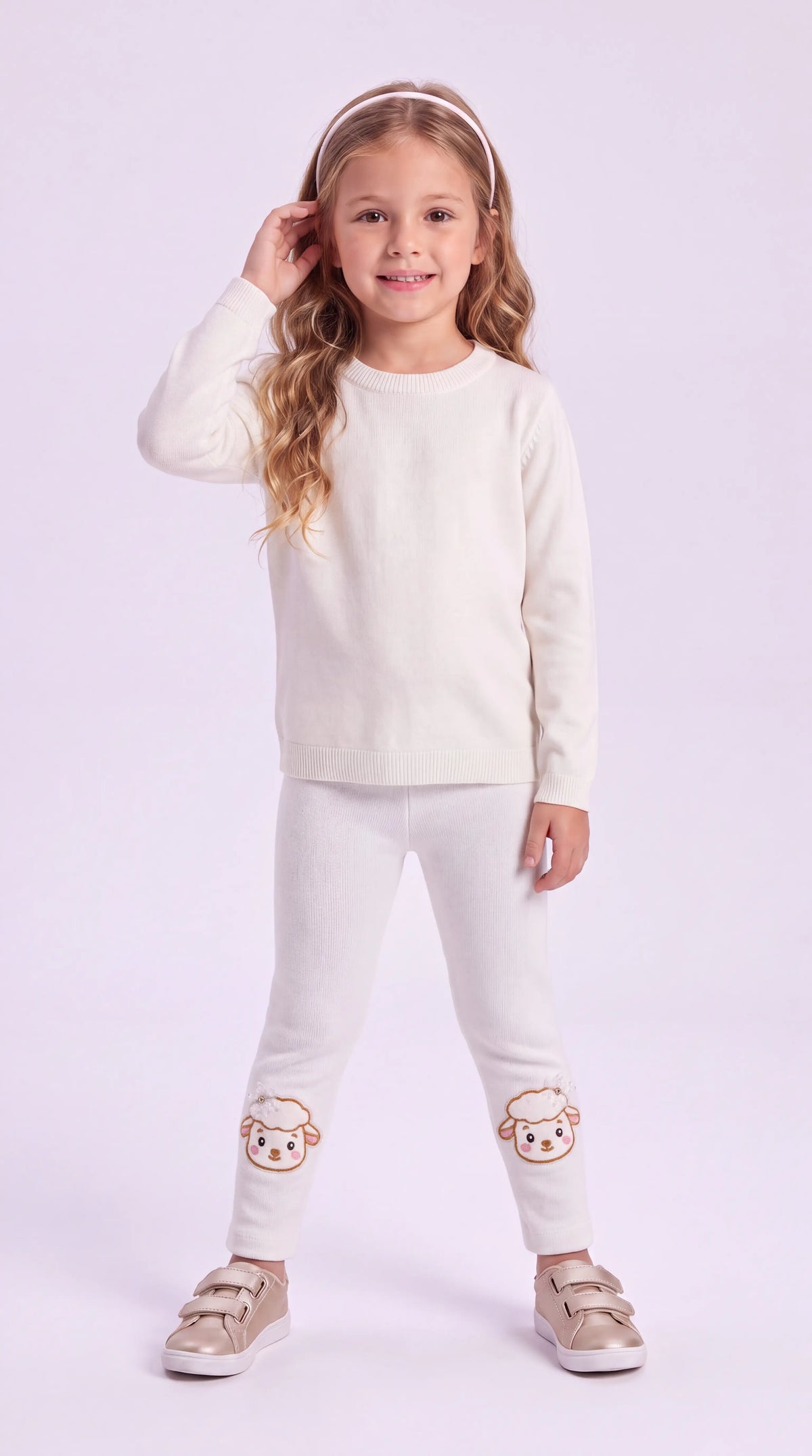 Calça Infantil Legging Ovelinha