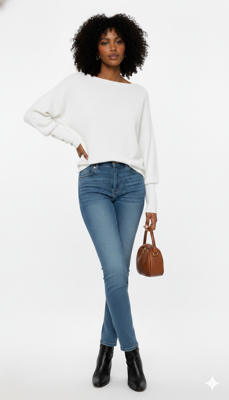 Blusa Mousse Botões