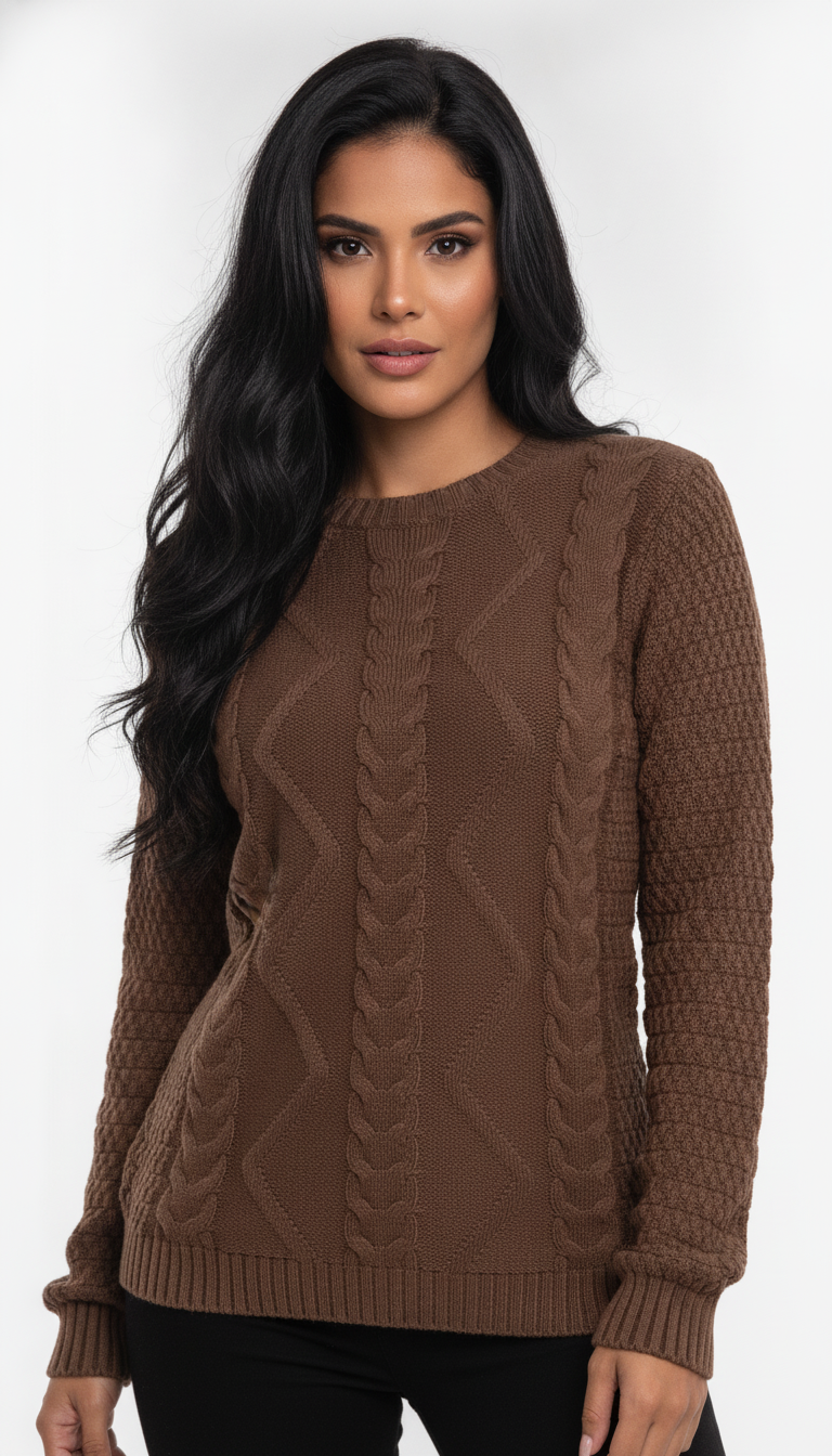 Blusa Trançada Zig Zag