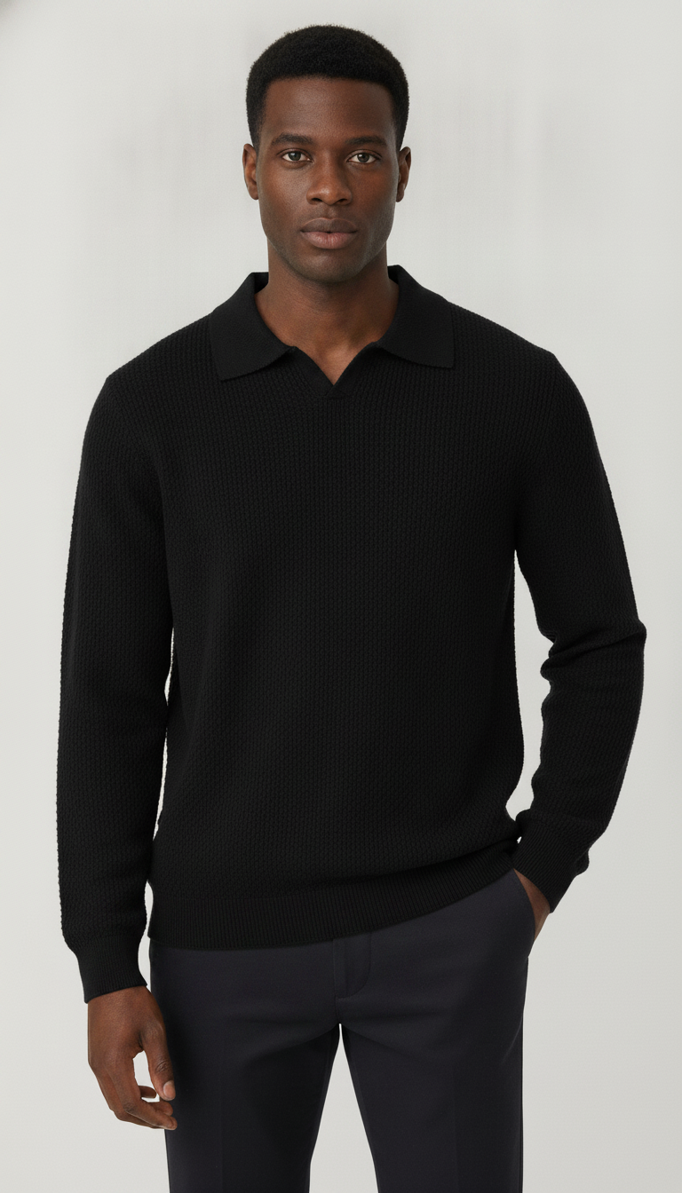Suéter Masculino Gola Polo