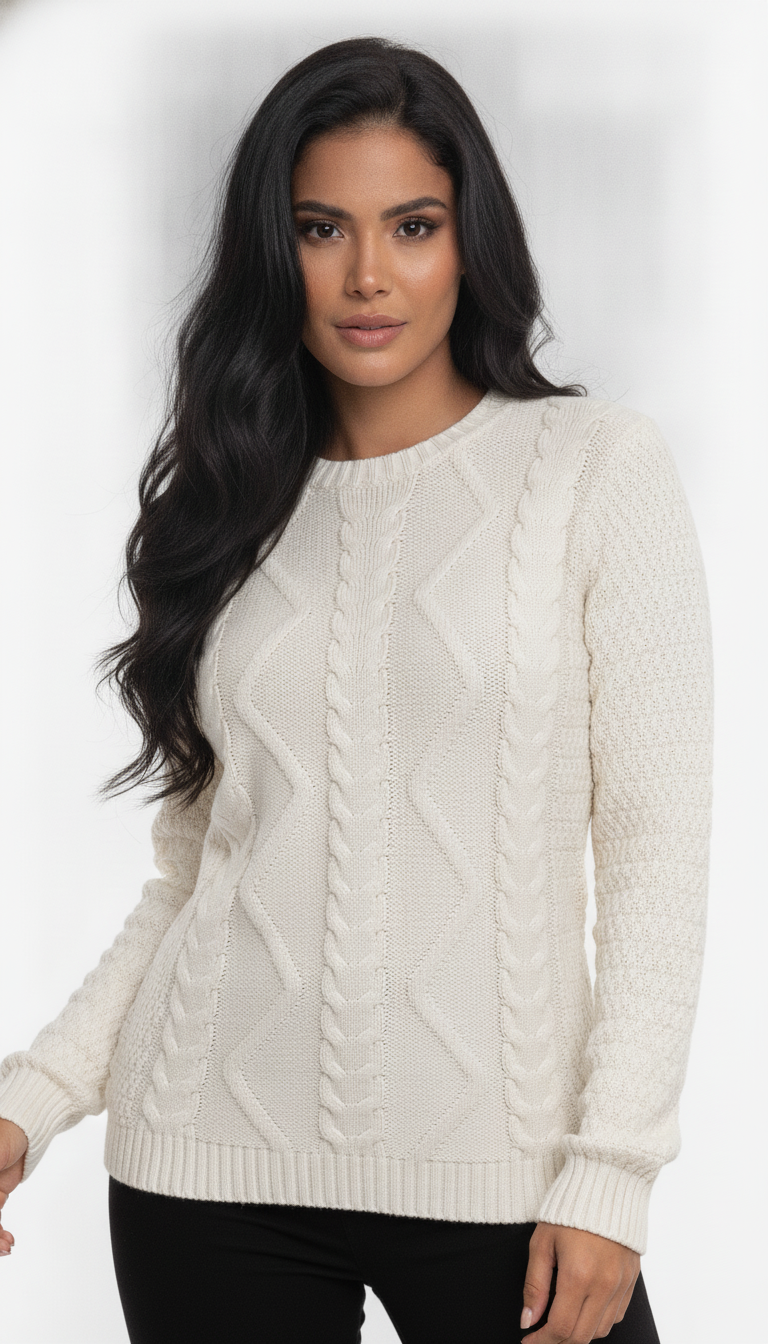 Blusa Trançada Zig Zag