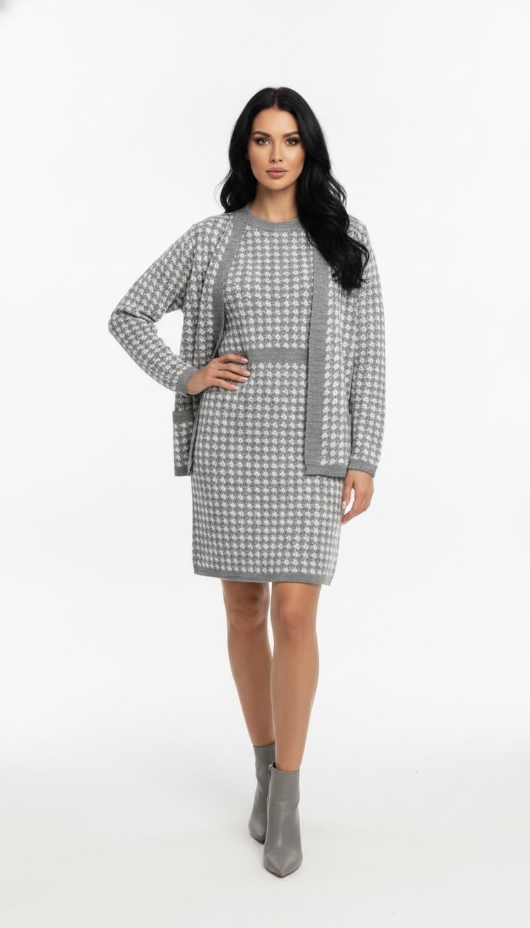Conjunto Casaco e Vestido