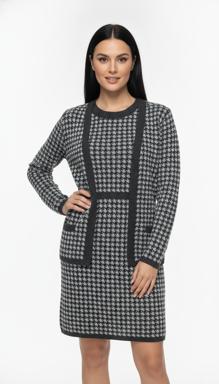 Conjunto Casaco e Vestido