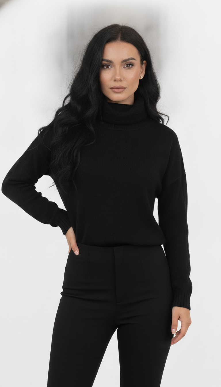 Blusa Mousse Trança na Gola