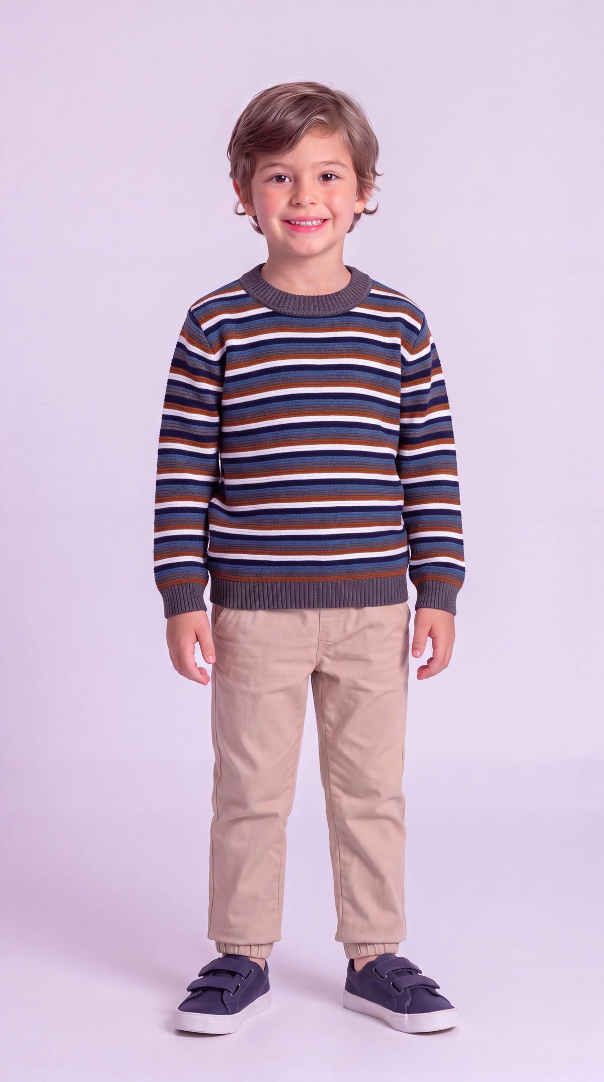 Blusa Infantil Listrada de Modal