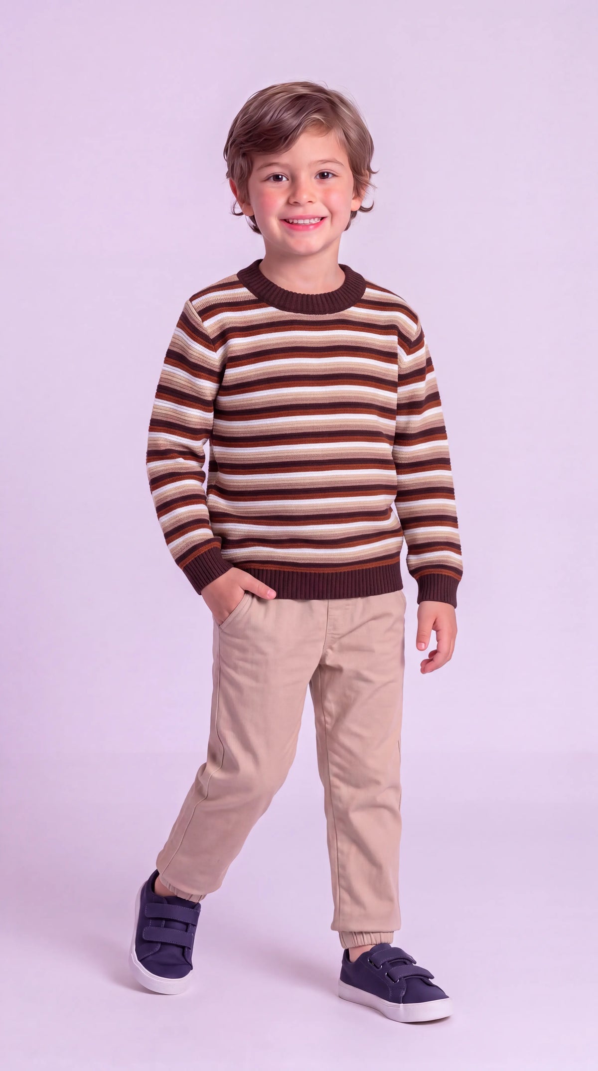 Blusa Infantil Listrada de Modal