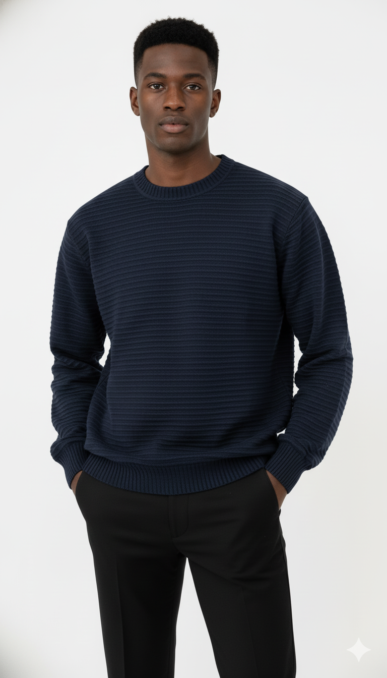 Suéter Nervura de Modal