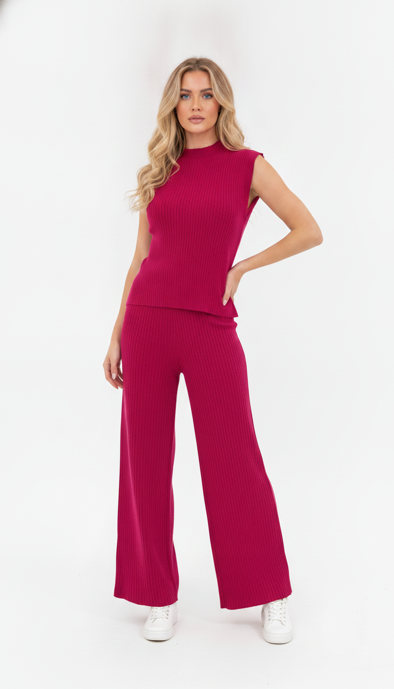 Conjunto Colete e Calça Mousse