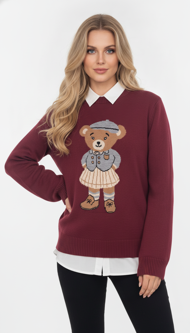 Blusa Ursinho Jacar de Gorro