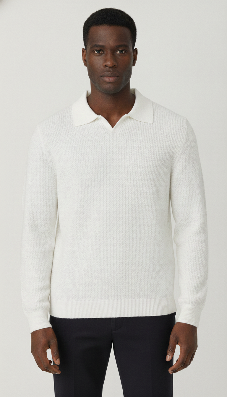 Suéter Masculino Gola Polo