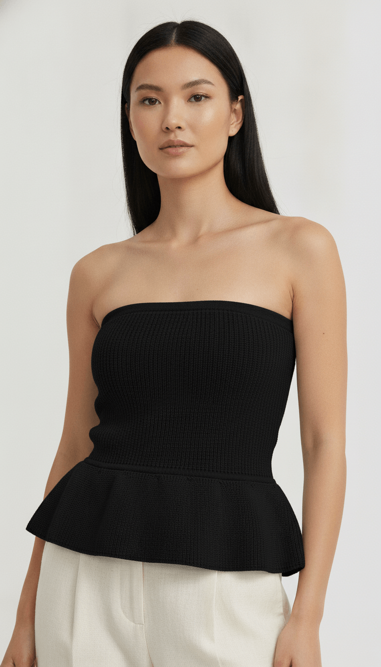 Top Tomara que caia Peplum