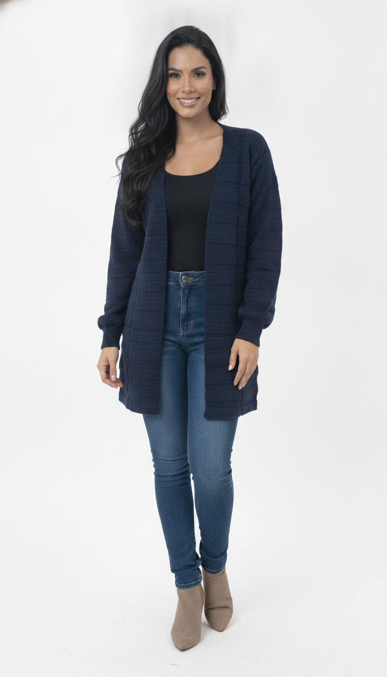 Cardigan Mousse Longo