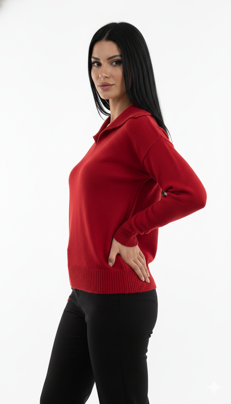 Blusa Gola Polo Mousse