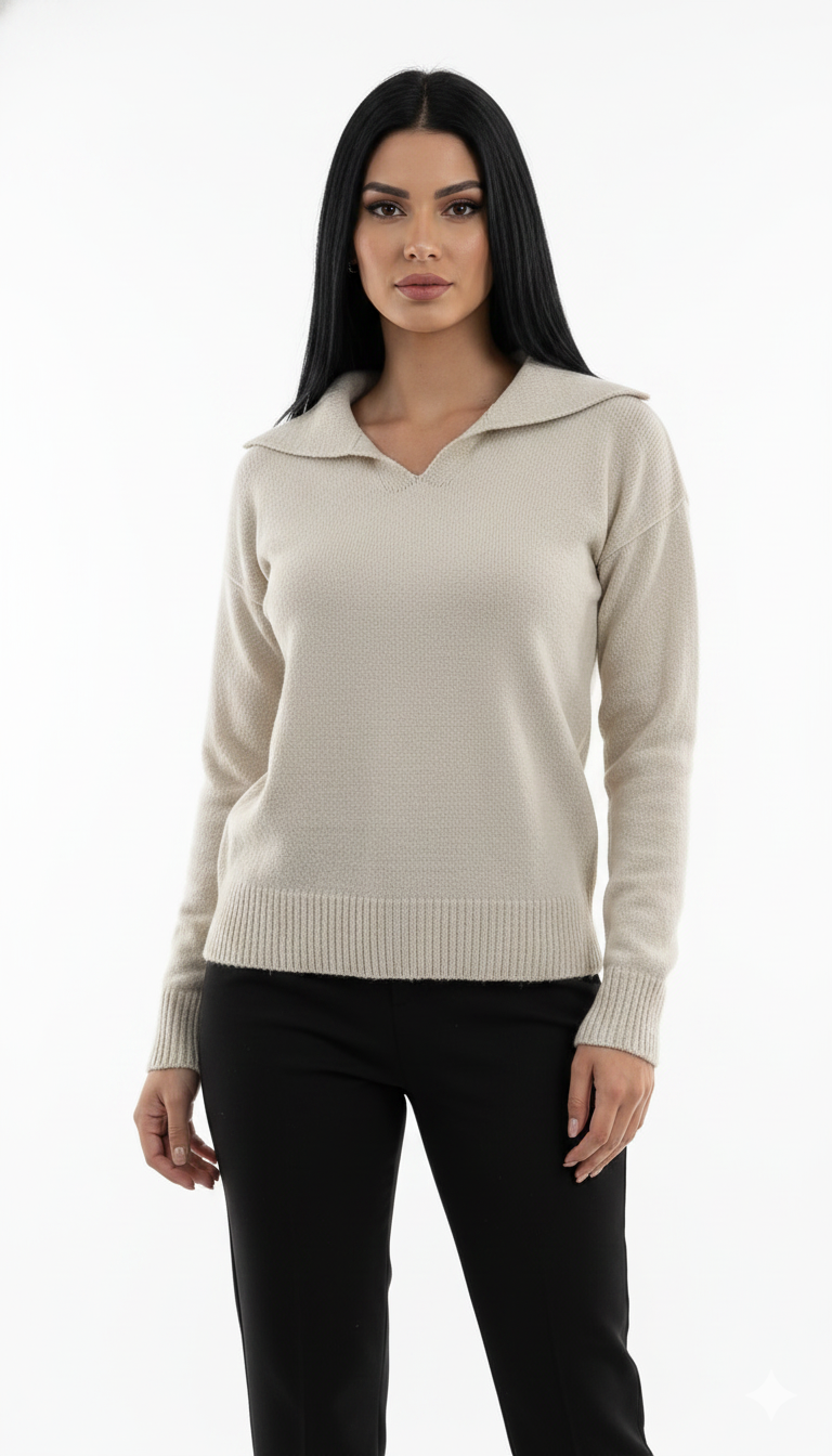 Blusa Gola Polo Mousse