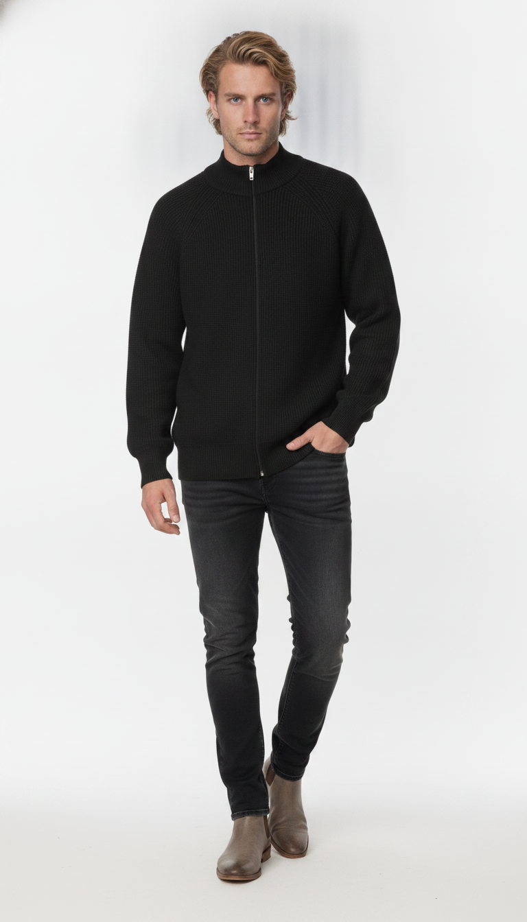Casaco Masculino de Zíper