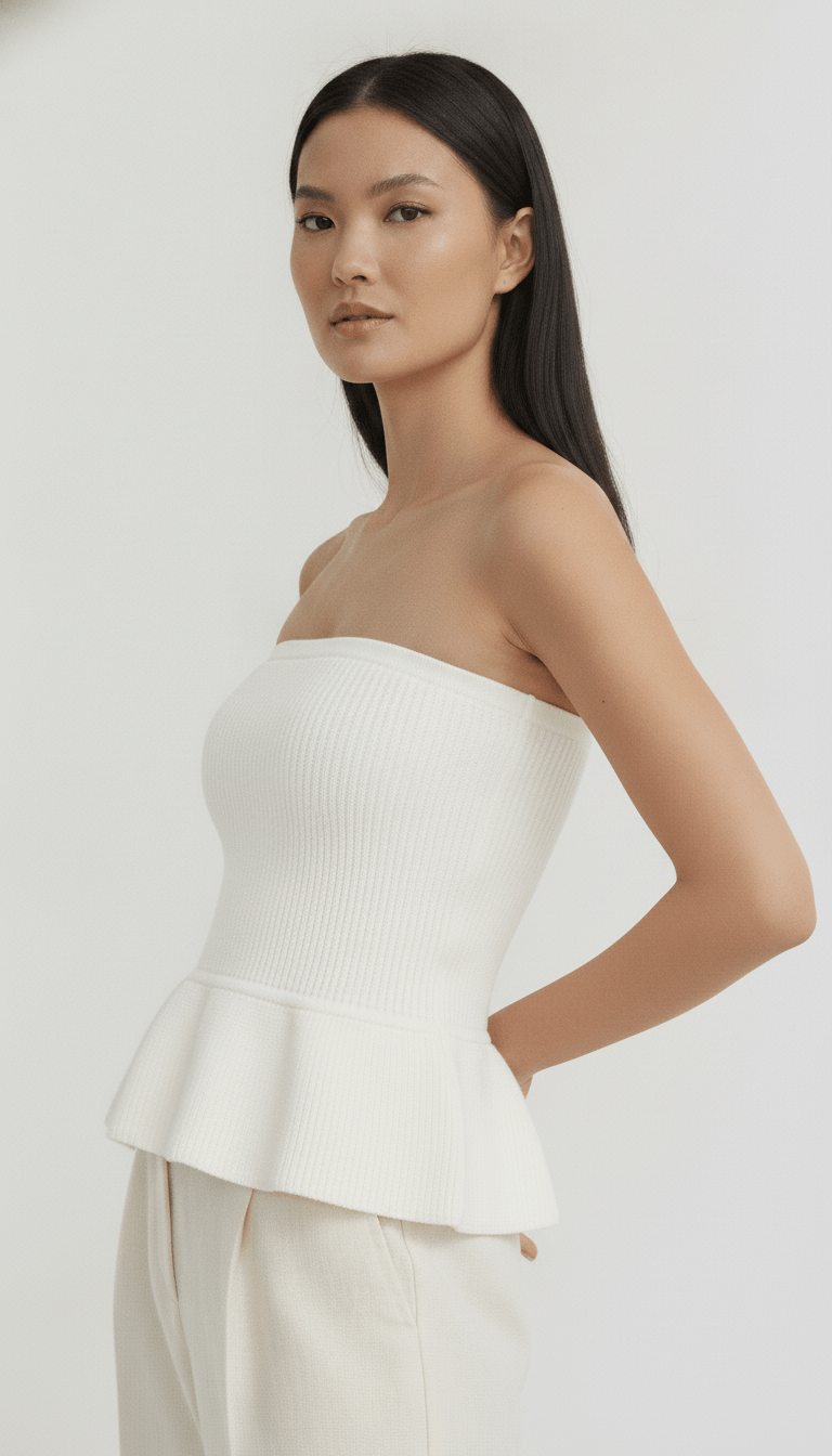 Top Tomara que caia Peplum