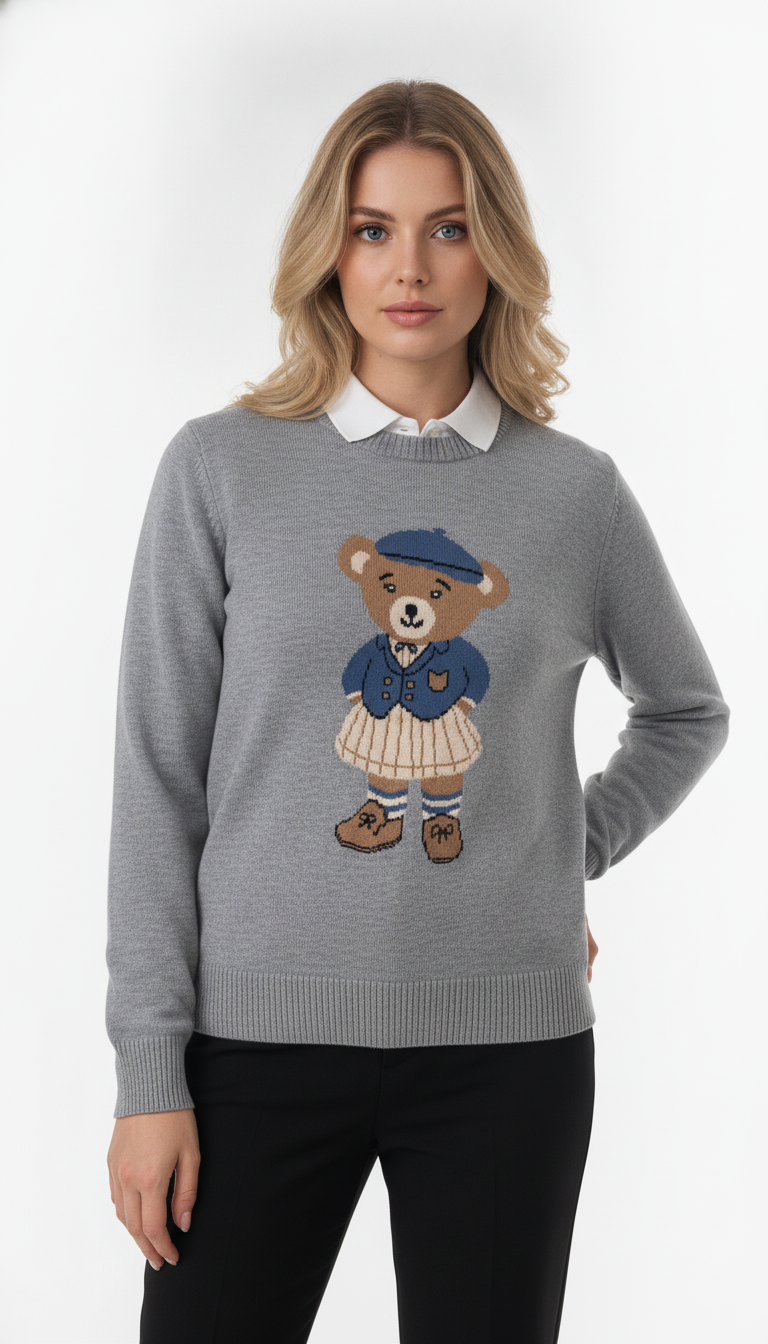 Blusa Ursinho Jacar de Gorro