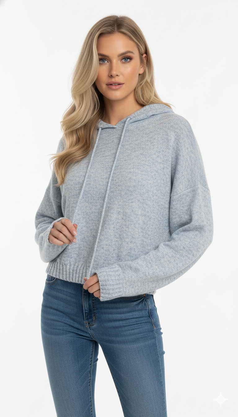 Blusa com Capuz Mousse