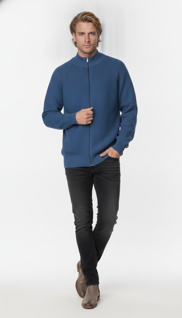 Casaco Masculino de Zíper