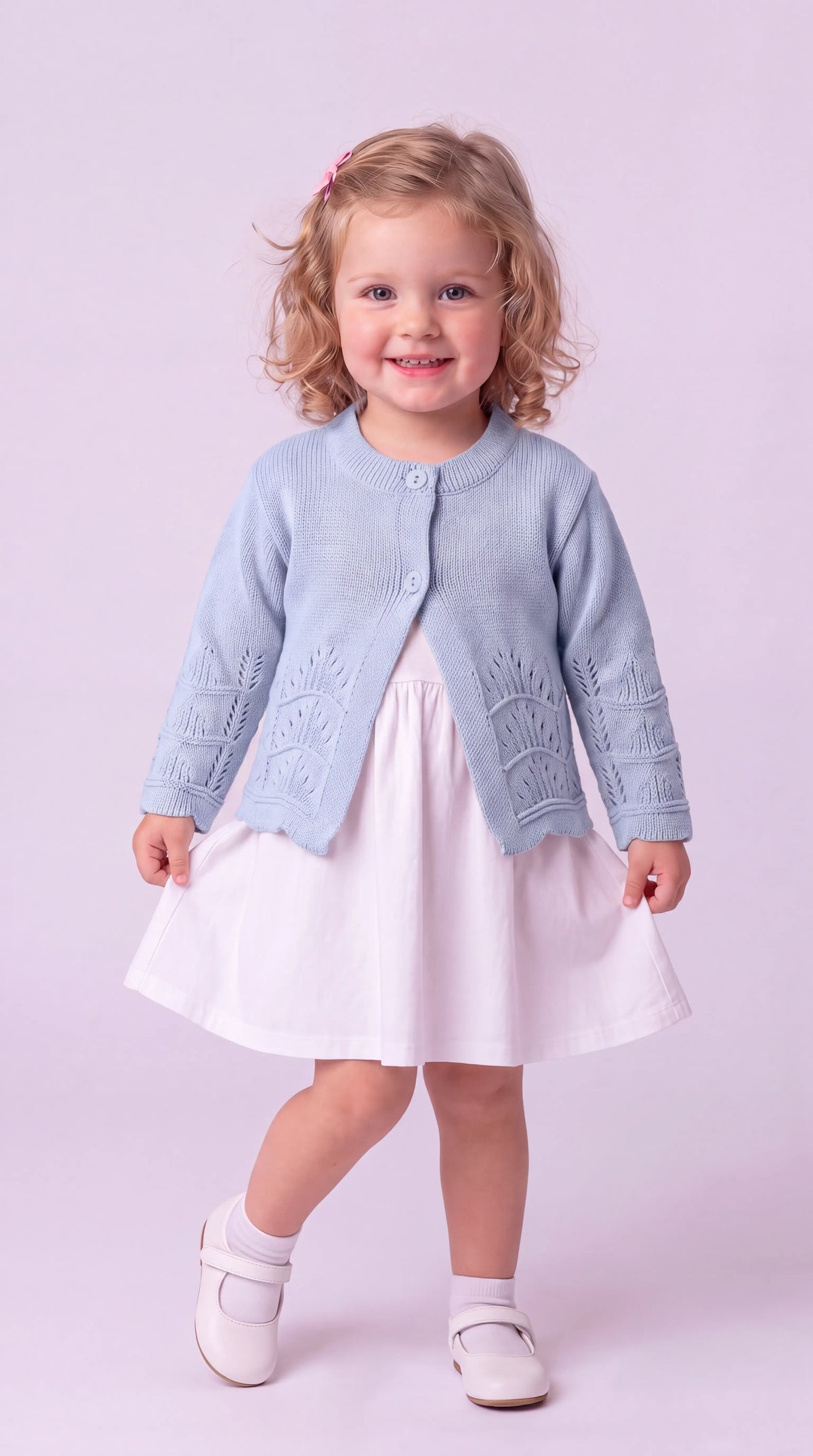 Casaquinho Infantil Rendado
