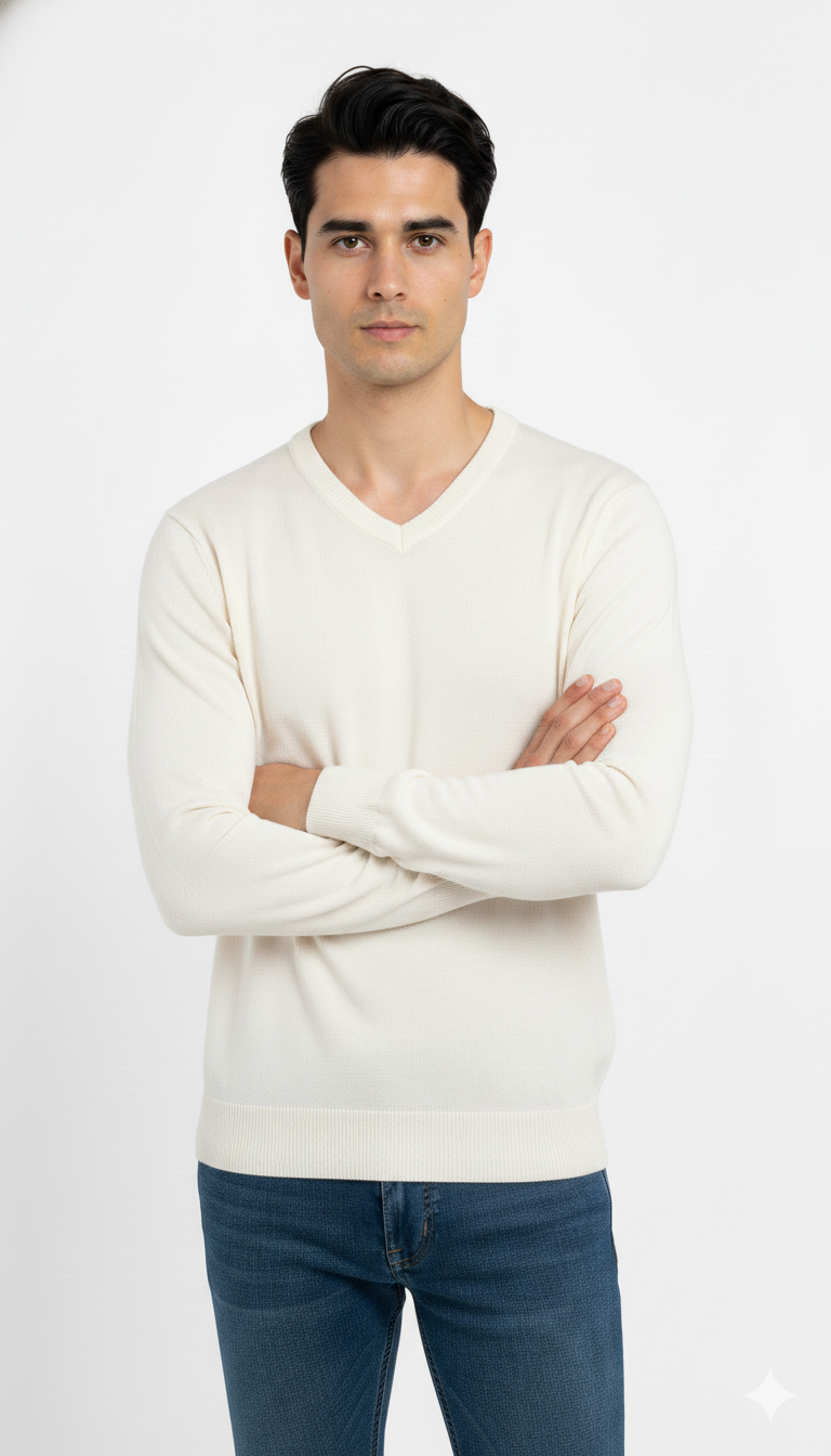 Suéter Masculino Gola V