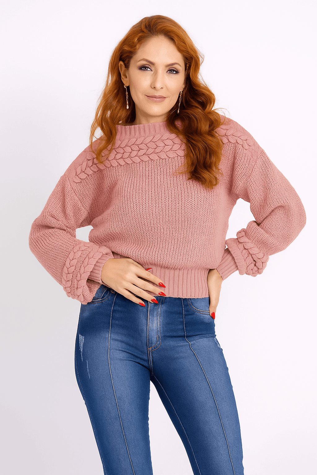 Blusa Tranças Na Gola