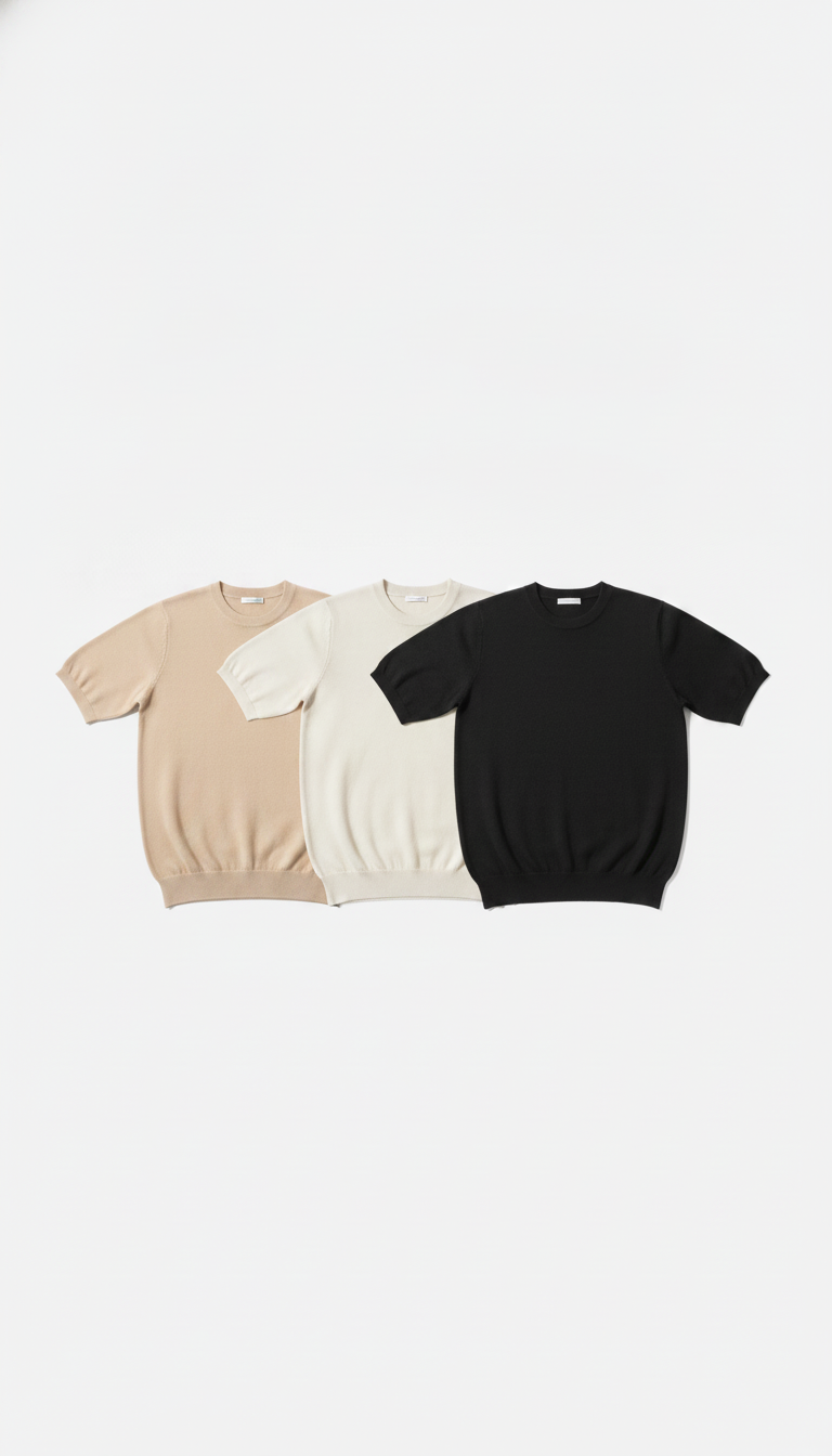 Kit 3 Tshirts Básicas de Modal