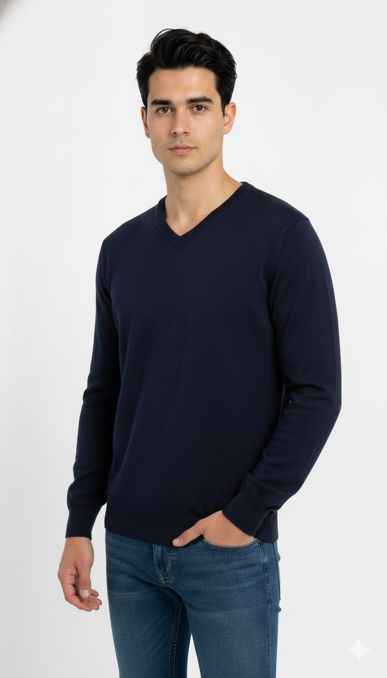 Suéter Masculino Gola V