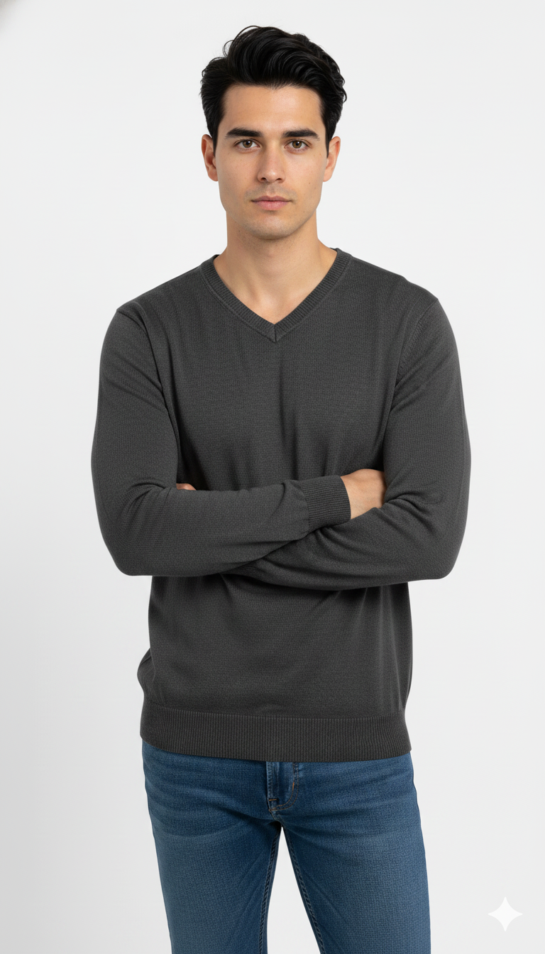 Suéter Masculino Gola V