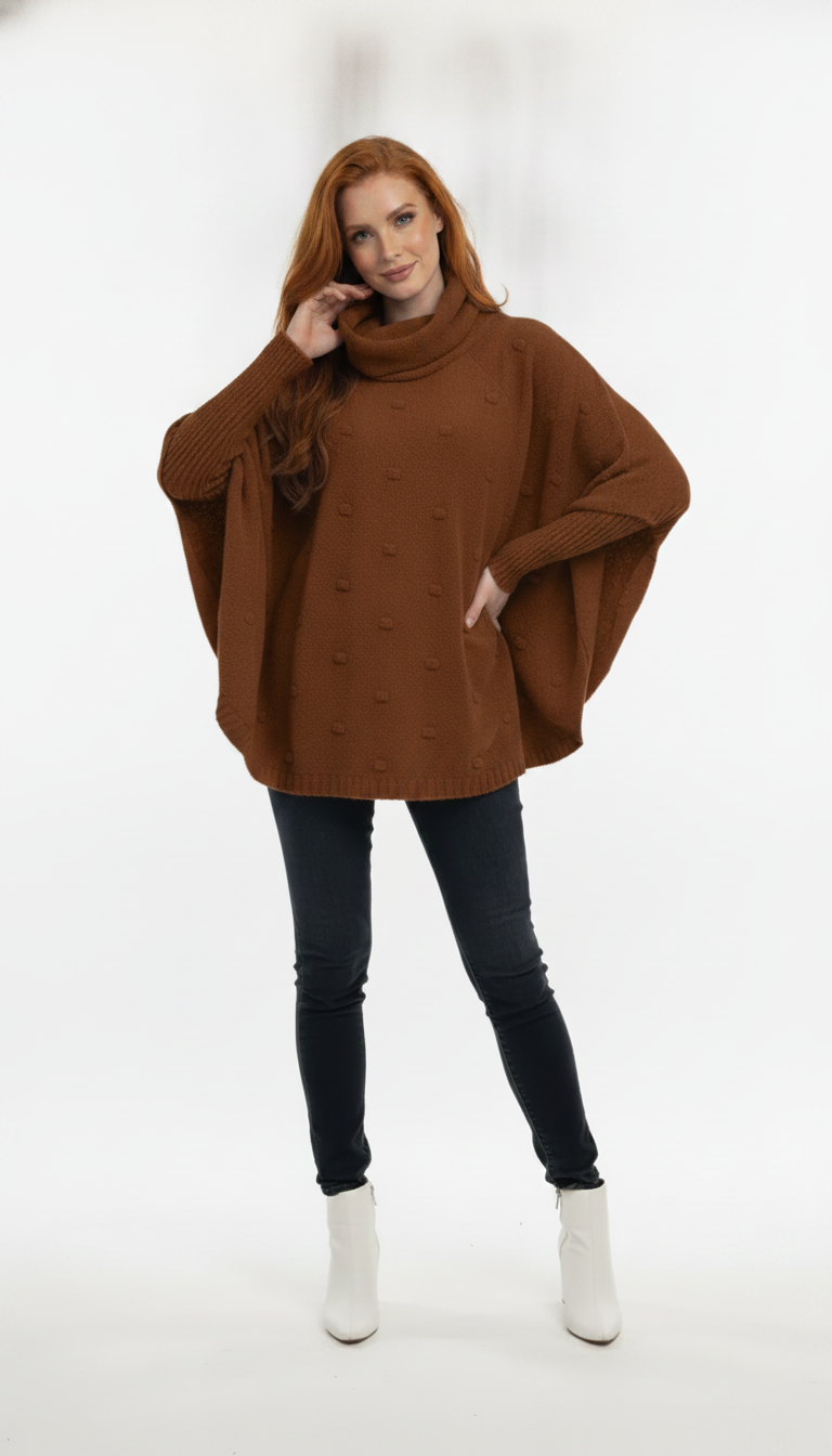 Poncho Pipoca Mousse