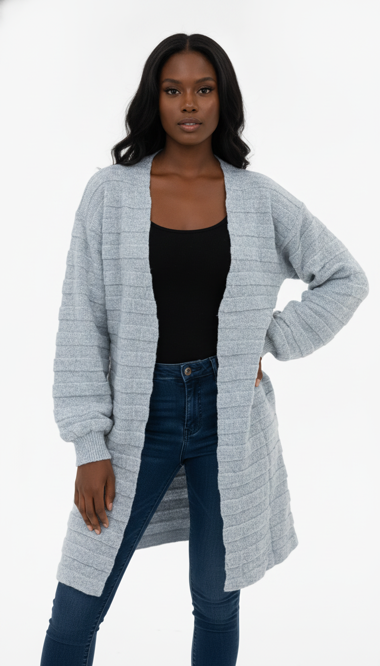 Cardigan Mousse Longo
