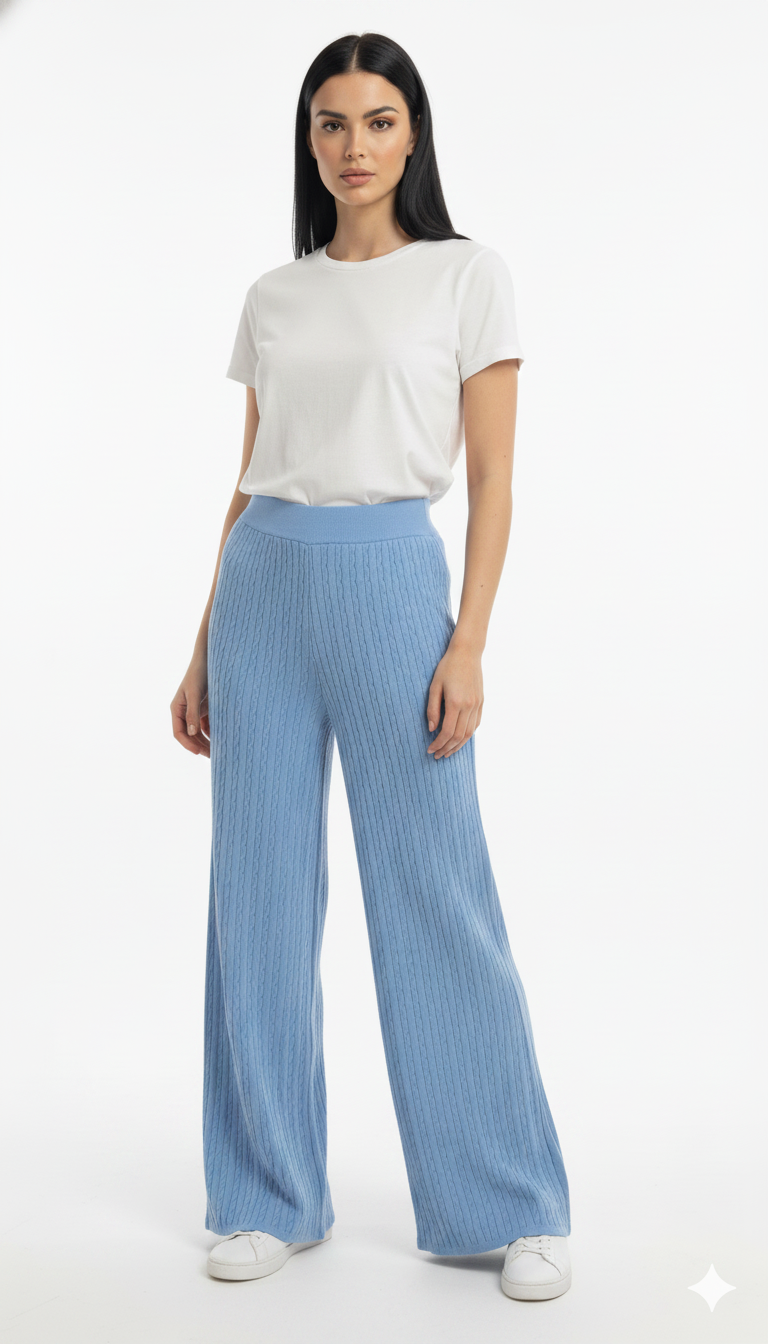 Calça de Modal Trançada