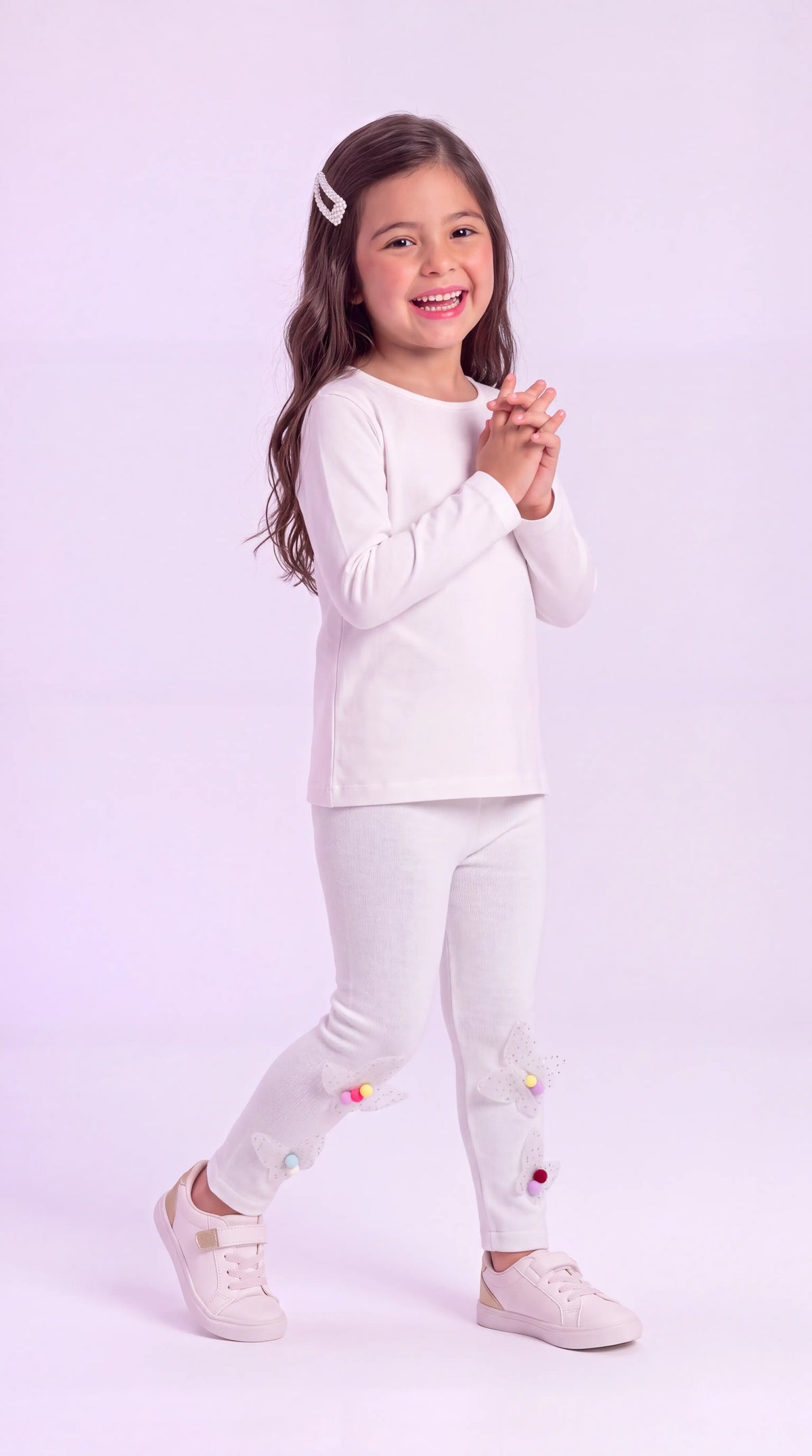 Calça Infantil Legging Borboleta