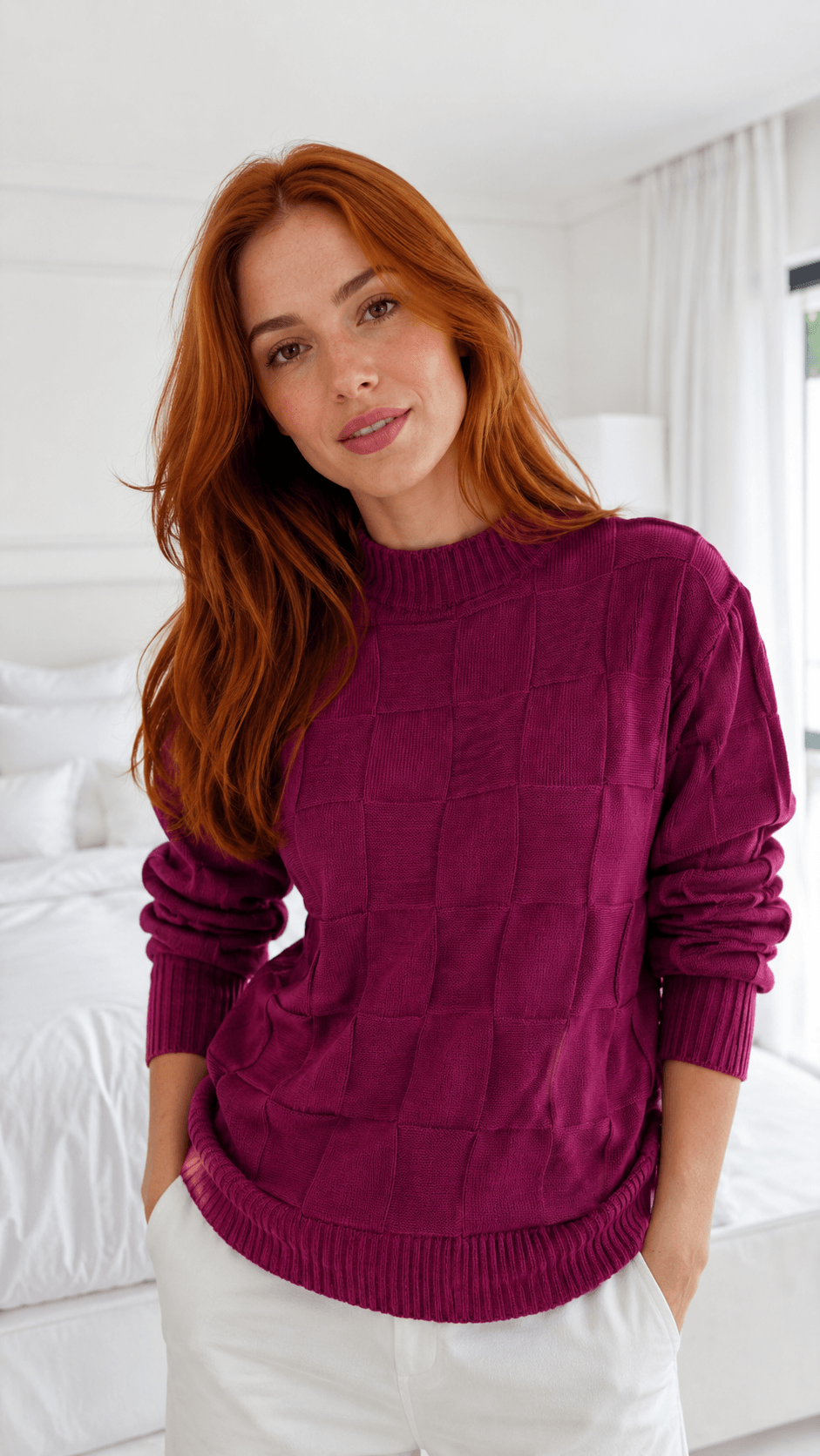 Blusa Quadradinho Básica