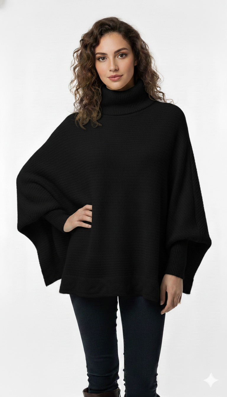 Poncho Trança Aquarela