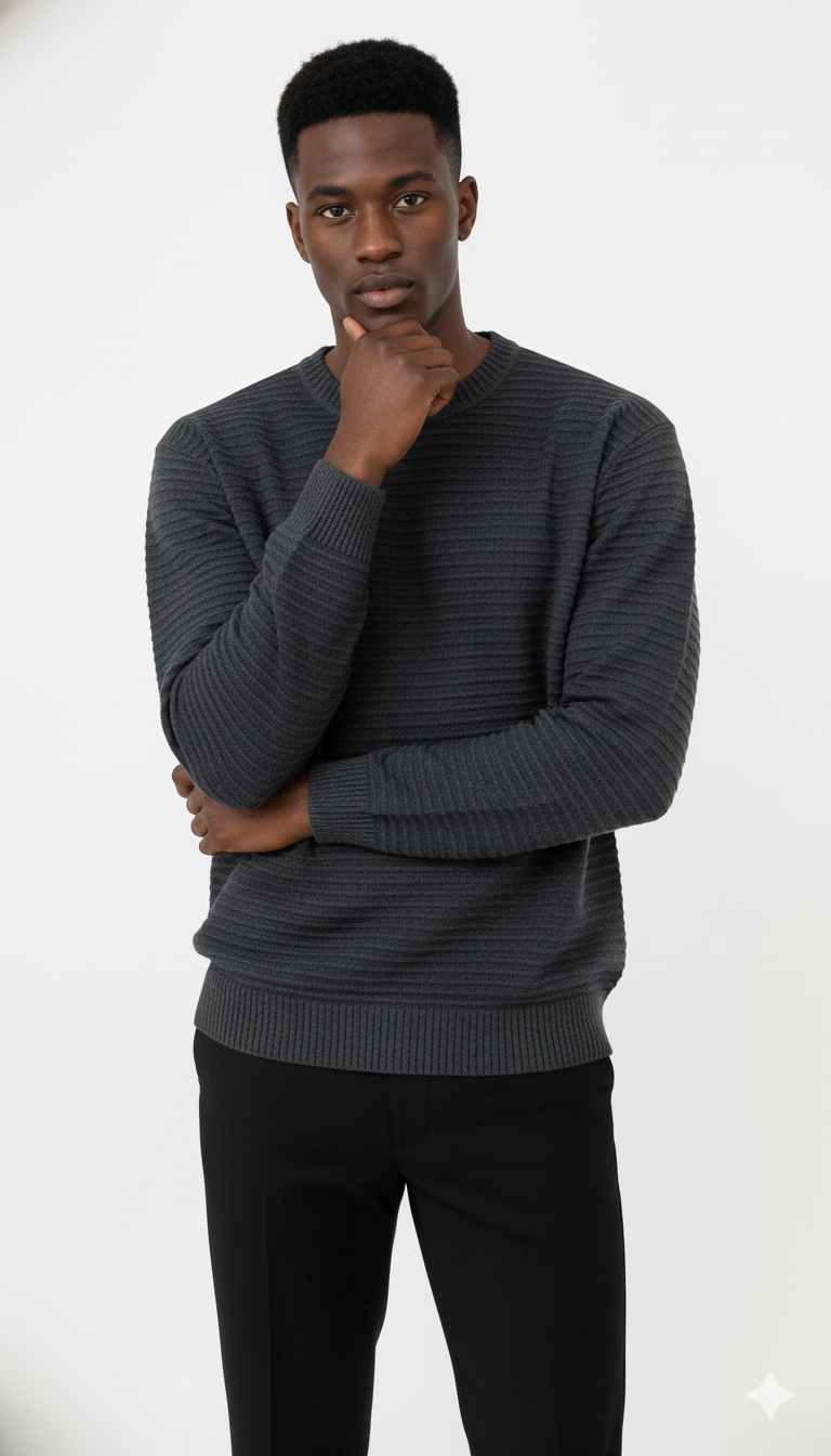 Suéter Nervura de Modal