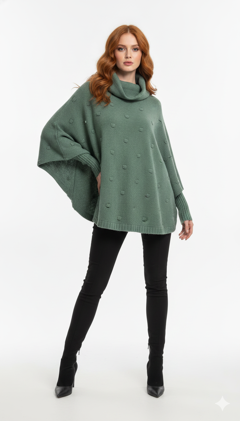 Poncho Pipoca Mousse
