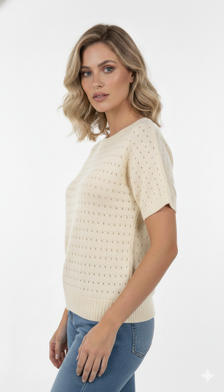 Tshirt Vazadinha de Modal