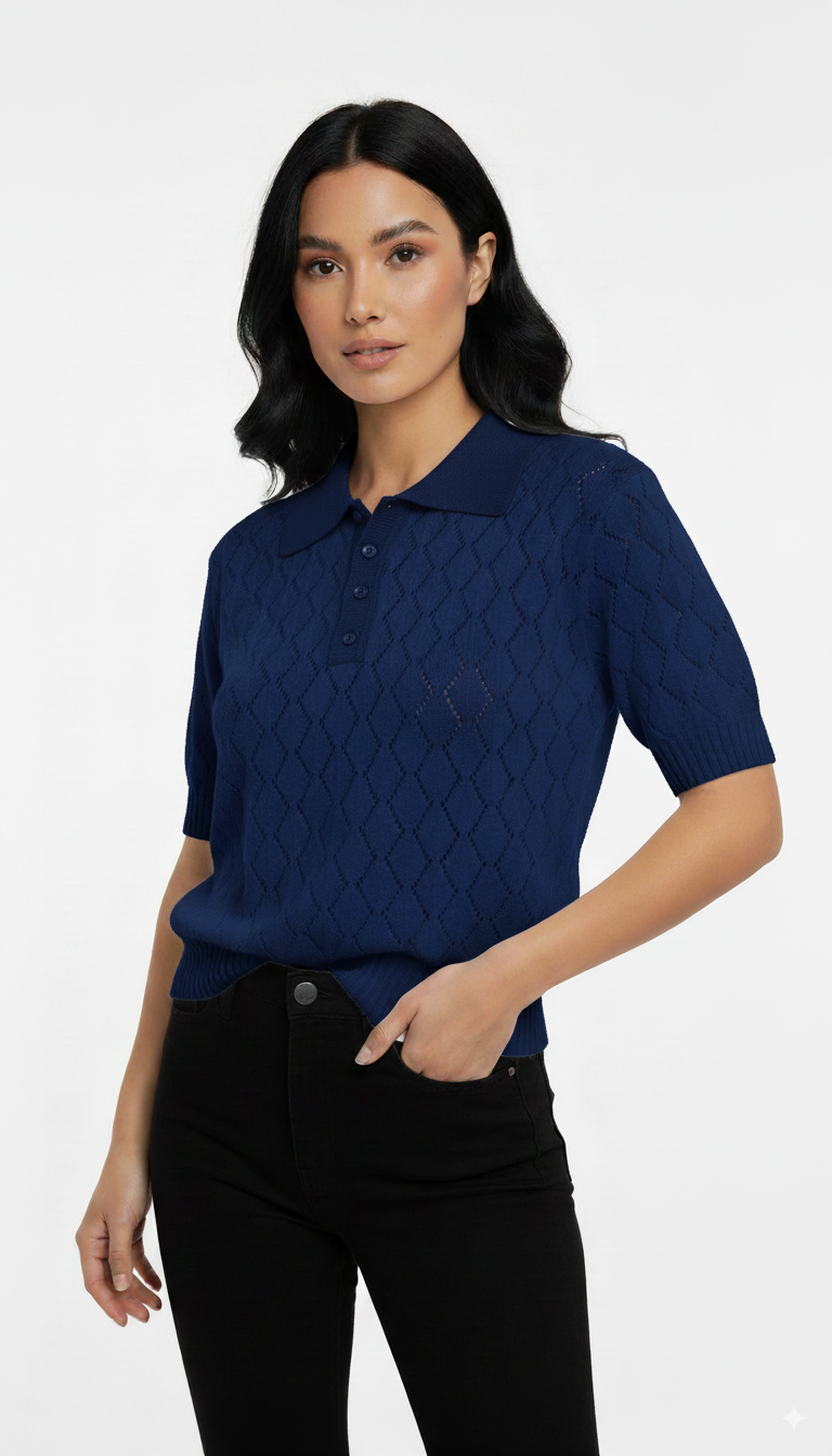 Tshirt Polo Detalhada