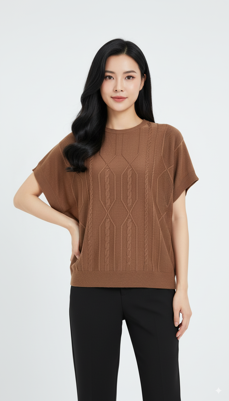 Tshirt Toque de Seda Detalhada
